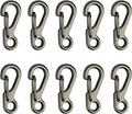 SWATOM Small Mini Carabiner Clip Tiny Spring Snap Hook Keychains Micro Carabiners for Paracord EDC Alloy Key Rings Outdoor Hiking Fishing Camping Backpack Accessories