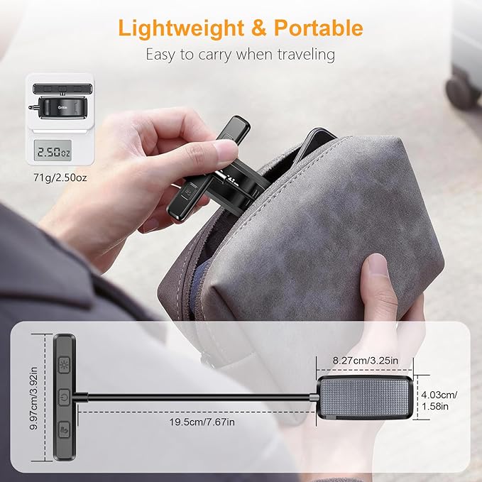 Gritin 2 Pack 19 LED Rechargeable Book Light for Reading in Bed with Memory Function-Eye Caring 3 Color Temperatures,Stepless Dimming Brightness,90 Hrs Runtime Clip on Light for Book Lovers