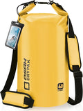 Waterproof Dry Bag, 5L/10L/20L/30L/40L Roll Top Lightweight Storage Backpack with Phone Case for Women & Men, Floating Waterproof Sack for Travel, Swimming, Kayaking, Paddle Board, Camping & Beach