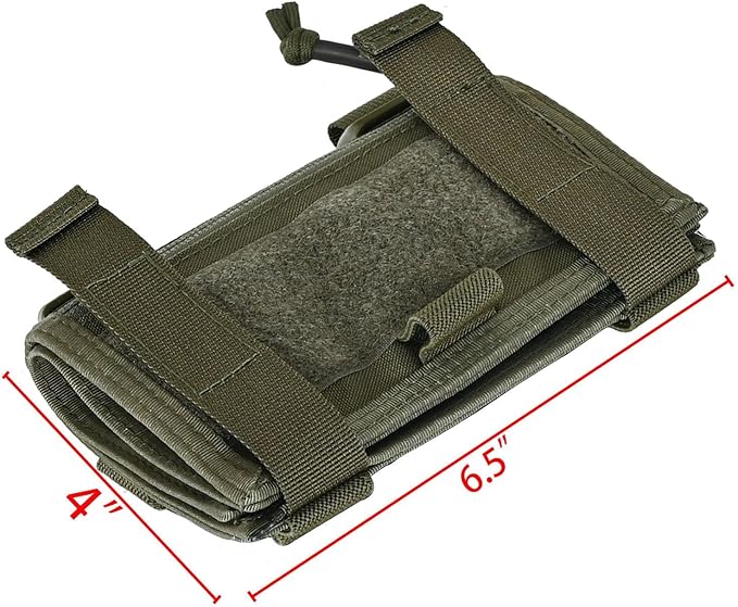 Tactical Arm Sleeve Map Pouch Case Documets Holder Wrist Case Wrist Map Holder QB Wristband Map Case Military Arm PouchTactical USA Flag Patch