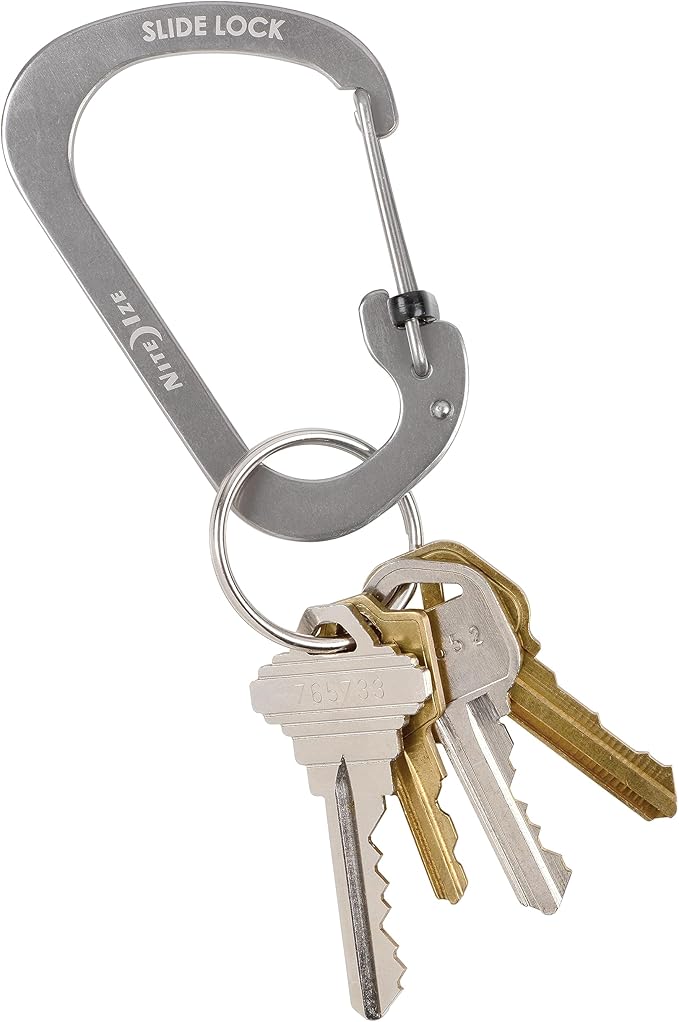 Nite IZE SlideLock Carabiner Stainless Steel