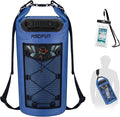 Piscifun Dry Bag, Waterproof Floating Backpack 10L/20L/30L/40L with Waterproof Phone Case for Boating, Kayaking, Fishing