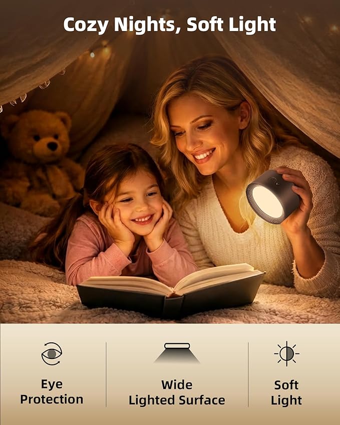 LED Wall Mounted Lights, Rechargeable Wall Sconce Lamps, 3 Color Temps & Remote and Touch, 360° Rotation Dimmable Cordless Wall Light for Study Bedroom Reading Bedside (Black, 2 Pack)