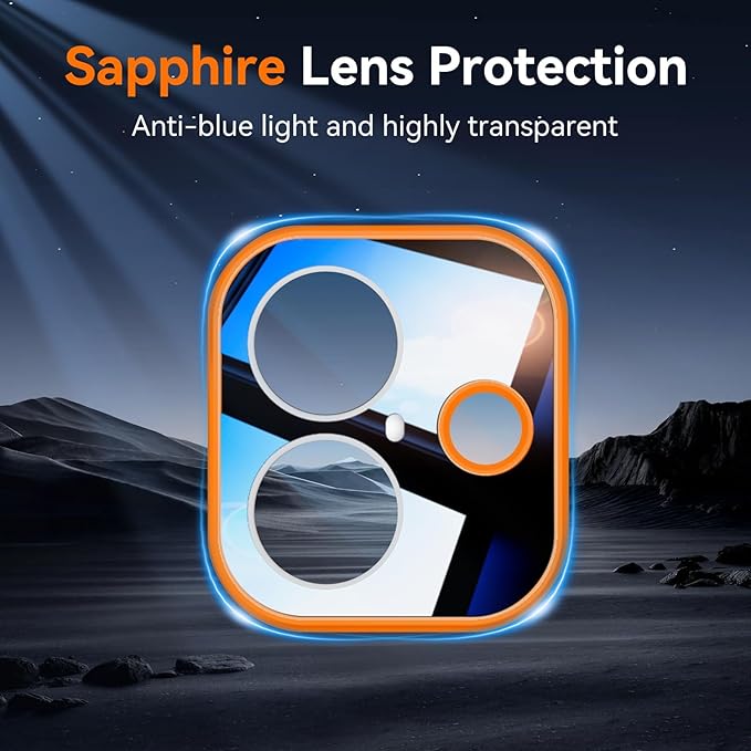 WIFORT for iPhone 17 Waterproof Case, [Fit for Magsafe] with Sapphire Lens & Screen Protector, IP68 Full Body 15FT Military Shockproof, Magnetic Frosted Phone Cover with Lanyard, 6.3" Orange