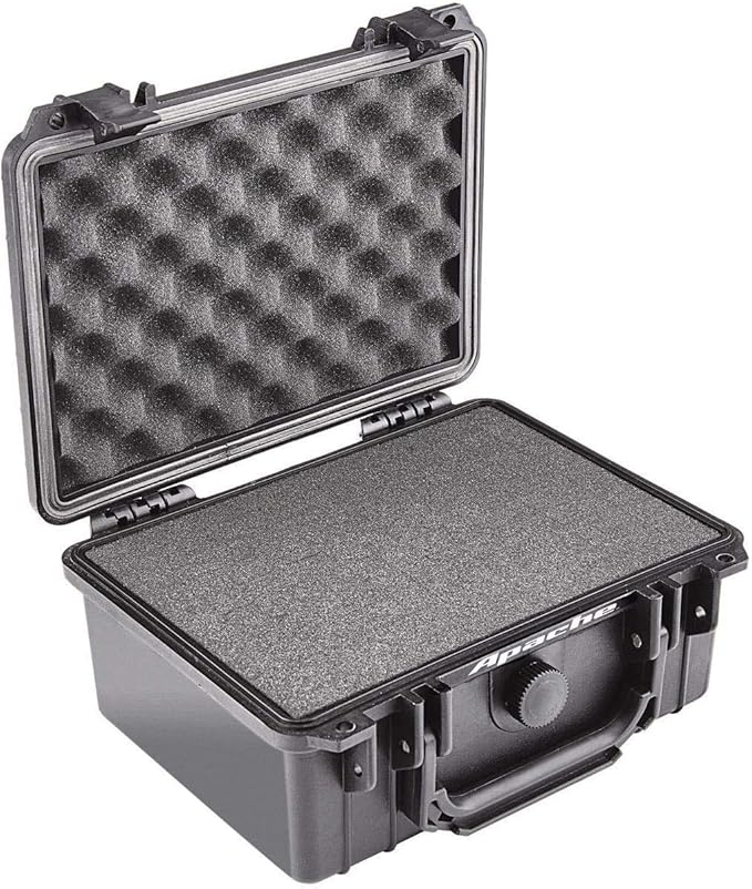 Apache Watertight Protective Hardcase with Customizable Foam Insert 9-3/16
