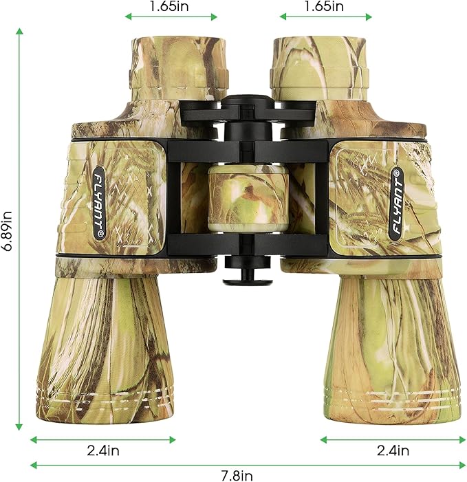 20x50 High Powered Binoculars for Adults, Waterproof Binoculars with Low Light Vision for Bird Watching Hunting Camping Travel Cruise Hiking Sports Stargazing, Birthday Gifts for Men