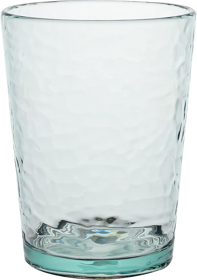 KLIFA- NICE- 14.7 ounce, Set of 6, Acrylic Tumbler Drinking Glasses, BPA-Free, Stackable Plastic Drinkware, Dishwasher Safe Cups, Light Teal