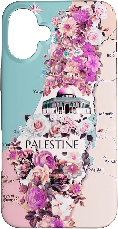 Palestine Map Palestine Map Case for iPhone 16 Plus