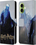 Head Case Designs Officially Licensed Harry Potter Dementor Prisoner of Azkaban II Leather Wallet Case Compatible with Apple iPhone 17