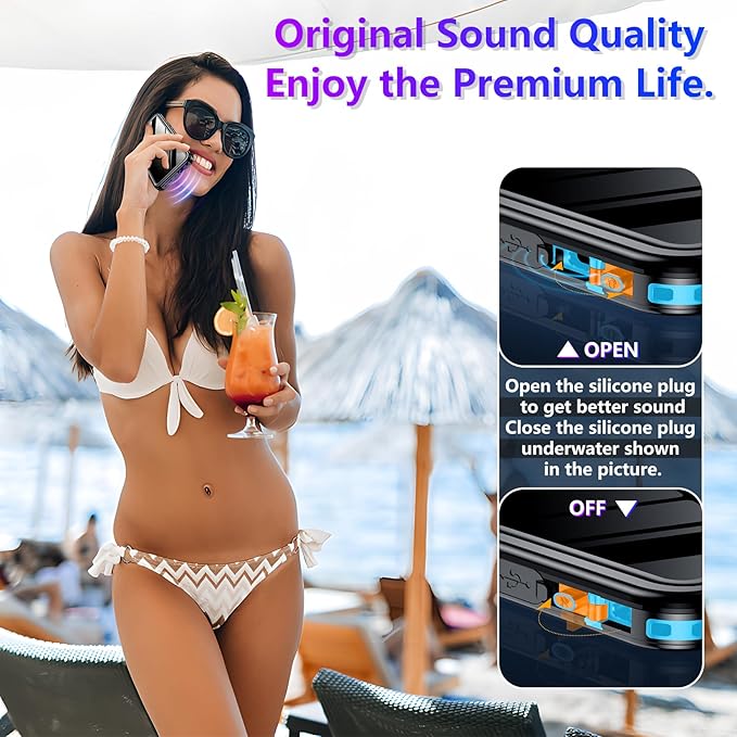 2025 New Designed for iPhone 16 Pro Max Case Waterproof, [Built-in Screen Protector & Glass Camera Protector][Full Body Shockproof][IP68 Underwater][Dropproof] Phone Case for iPhone 16 Pro Max 6.9"