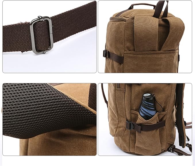 IT'SCARL Large backpack for men, Backpack for travel, Mens backpack,Waterproof, Carry on, Big bag, Short distance business trip work bag (black)