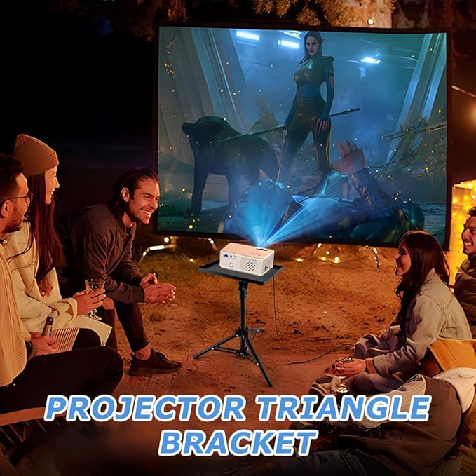 Projector Tripod Stand, Portable Laptop Tripod Stand, Multi Purpose DJ Equipment Studio Stand Mount Holder for Outdoor Office Home Stage, Adjustable Height 21.65 to 47.24 Inch