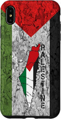 Kufiya PALESTINE Keffiyeh flag, Palestinian Map pattern Case for iPhone XS Max