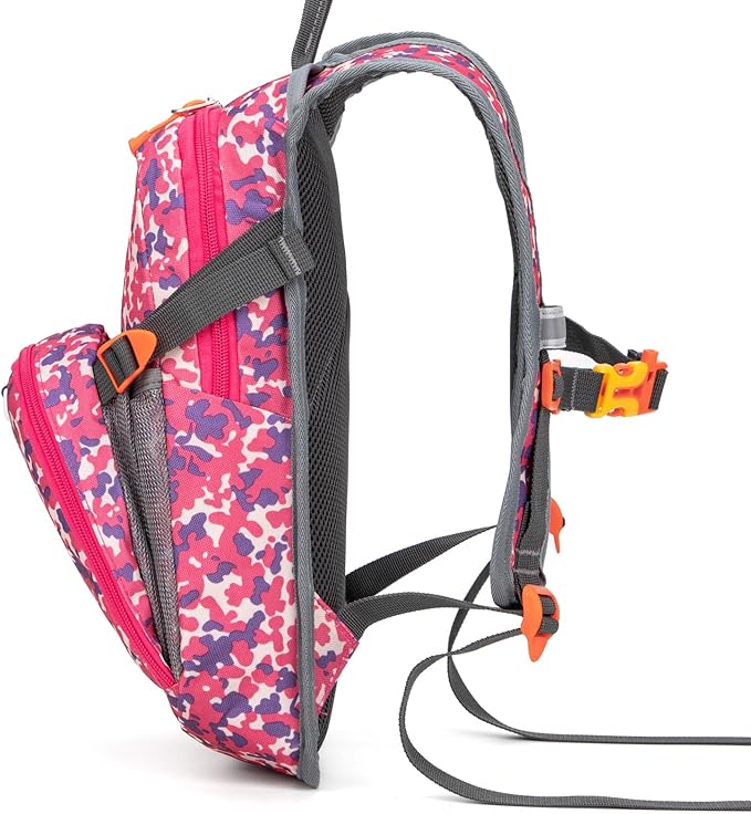 Kids Hydration Backpack, Water Hiking Backpack for Boys or Girls with 1.5L Reservoir Bladder