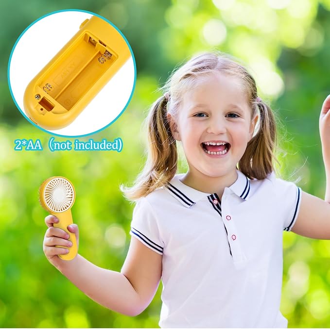 Sumind 160 Pcs Small Personal Portable Fan Mini Handheld Bulk 1 Speed Electric Cute Battery Powered for Neck Lash Makeup Women Men Travel Camping Indoor Outdoor Summer (4 Colors)