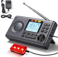 RunningSnail NOAA Weather Alert Radio - S.A.M.E Localized Programming, 23 County Codes & 80+ Emergency Alerts, Battery Backup, Alarm, Selectable Alert Tone, External Antenna, External Warning Light
