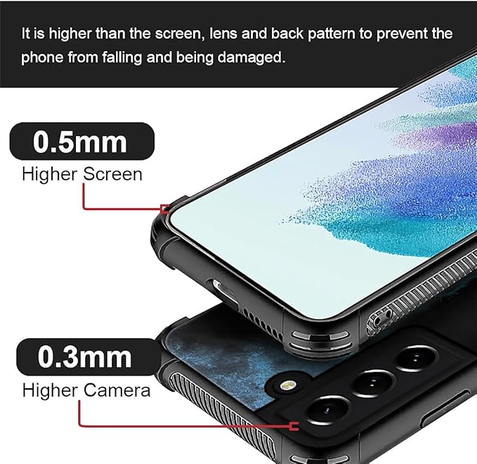 for Samsung Galaxy S21 Case, Blue Breathing Wolf Pattern Graphic Design Girl Boy Soft Silicone Hard Acrylic Shock Protection for Samsung Galaxy S21