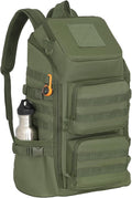 kokkoya Lightweight Tactical Backpacks with Laptop Compartment for Men 40L EDC MOLLE Military Style 17 in Computer with Cup Holder Travel Hiking Daypack