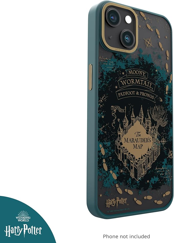MobyFox Harry Potter Marauder's Map Phone Case - Officially Licensed, Compatible with iPhone 13 Mini