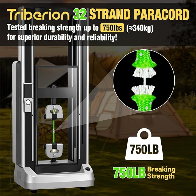 Reflective Paracord Rope 750 lb - 200ft 5/32" Parachute Cord 4MM 12-Strand para Cord - Heavy Duty Spool String for Survival,Camping Gear, Survival Bracelet, Clothesline - Neon Green