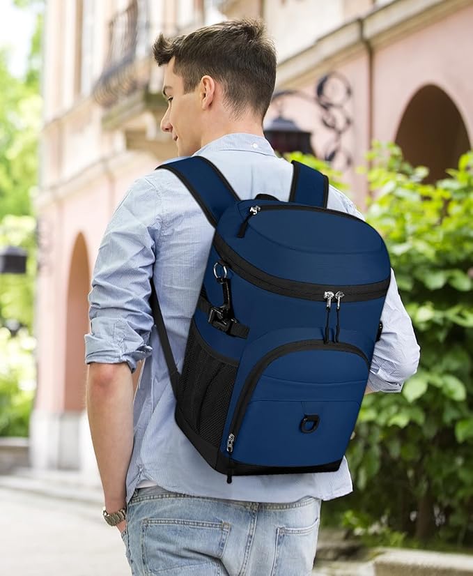 Cooler Backpack, 22L Waterproof Soft Backpack Coolers Leak Proof Beach Backpack Insulated Picnic Lunch Bag for Fishing Camping,Beach,Hiking,Travel