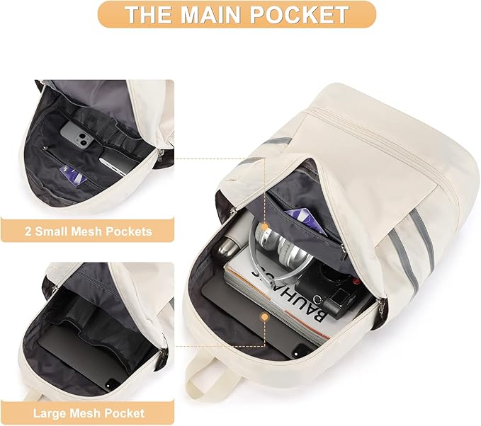 coofay Gym Backpack For Women Waterproof Backpack With Shoe Compartment Lightweight Travel Backpack Sports Backpacks Large Gym Bag