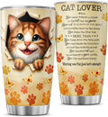 Cat Gifts, Tumblers Lovers For, Tumbler 20 Oz With Lid And Straw, Pet Cat Lover