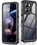 for Motorola Moto G 2026 / Moto G Play 2026 Phone Case, IP68 Waterproof with Built-in Screen Protector, Full Body Underwater Dustproof Shockproof Protective Cover for Moto G Play 2026 Black
