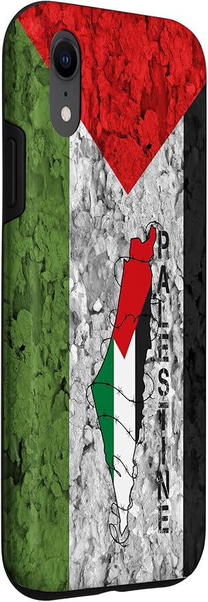 Kufiya PALESTINE Keffiyeh flag, Palestinian Map pattern Case for iPhone XR