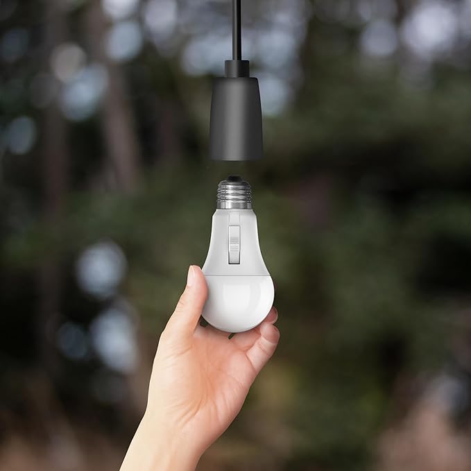 Feit Electric LED Motion Sensor Light Bulb, A19 60W Equivalent, 5CCT, Non-Dimmable, E26 Medium Base, 90 CRI, 800 Lumens, Adjustable White, 15 Years Lifetime, OM60/5CCTCA/MM/LEDI
