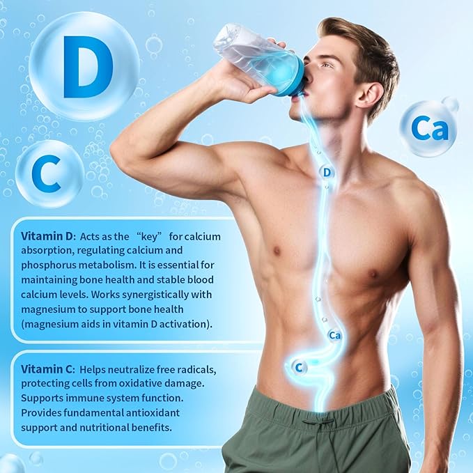 VivoNu Hydrogen Water Tablets with Electrolytes & Magnesium Complex, Vitamin C & D | 2 Flavors Pack (Orange & Raspberry) | Zero Sugar Electrolyte Powder Alternative for Rapid Hydration & Recovery