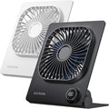 GOCKERA Desk Fan, 6.61''Ultra-thin 5000mAh Battery Powered Fan with Powerful Wind,100 Speeds Adjustable&Digital Display,Timer,Ultra-quiet Small Portable Fan for Bedroom,Office,Travel,Summer Essentials