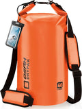 Waterproof Dry Bag, 5L/10L/20L/30L/40L Roll Top Lightweight Storage Backpack with Phone Case for Women & Men, Floating Waterproof Sack for Travel, Swimming, Kayaking, Paddle Board, Camping & Beach
