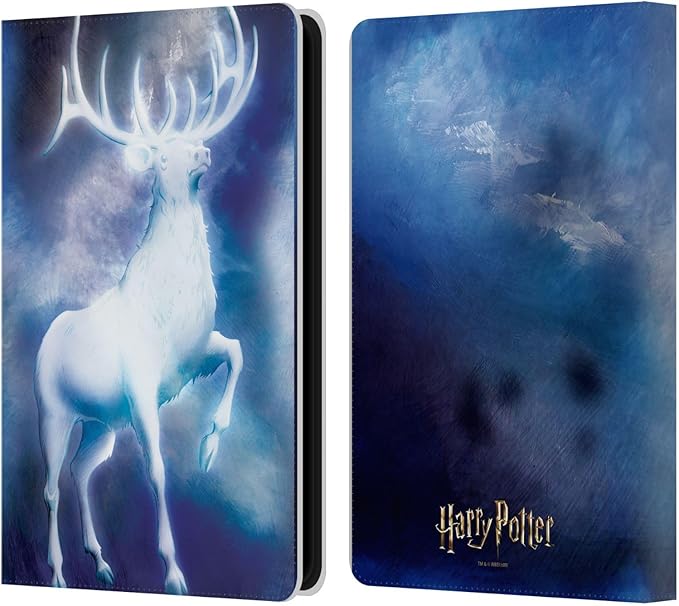 Head Case Designs Officially Licensed Harry Potter Stag Patronus Prisoner of Azkaban II Leather Wallet Case Compatible with Kindle Paperwhite 5 (2021)