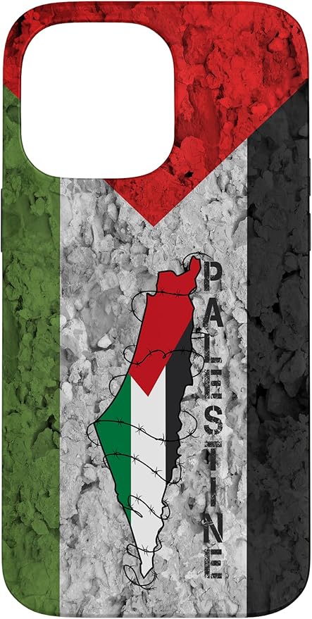 Kufiya PALESTINE Keffiyeh flag, Palestinian Map pattern Case for iPhone 14 Pro Max