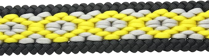 Ten Point Gear® 550 Paracord Guitar Strap - Full Grain Leather Ends for Music Playing Comfort, Stability, and Durability.