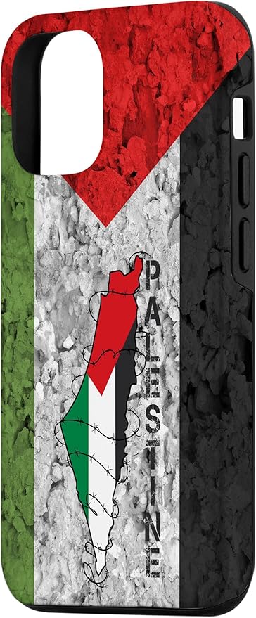 Kufiya PALESTINE Keffiyeh flag, Palestinian Map pattern Case for iPhone 12/12 Pro