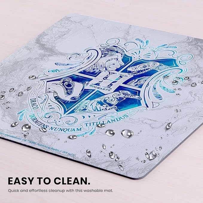 Head Case Designs Officially Licensed Harry Potter Hogwarts Aguamenti Graphics 9.84 x 11.81 x 0.12 inches (250 x 300 mm) - S Gaming Office Desk PC Keyboard Mouse Mat Pad