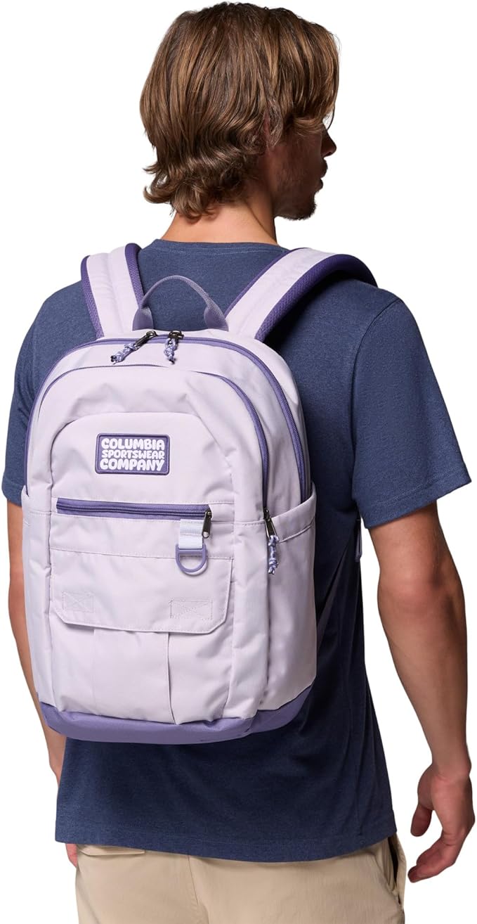 Columbia Unisex Buxton 26L Backpack, Lavender Pearl/Stormwatch, One Size