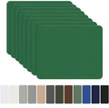 OAZ 8 Pieces 7.87 x 5.9 inch Nylon Repair Patches Nylon Fabric Patch Self-Adhesive Fabric Repair Tape Waterproof Lightweight Outdoor Gear Patch Kit for Down Jacket Clothing Tent Bag (Forest Green)