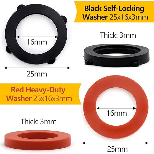 160 Pieces Hose Bib Washer & Faucet Washers Assorted Kit (14 Sizes) - Includes Hose Gaskets, Flat & Beveled Rubber Washers, Brass Bibb Screws for Outdoor Spigot, Garden Valve, Leak Plumbes