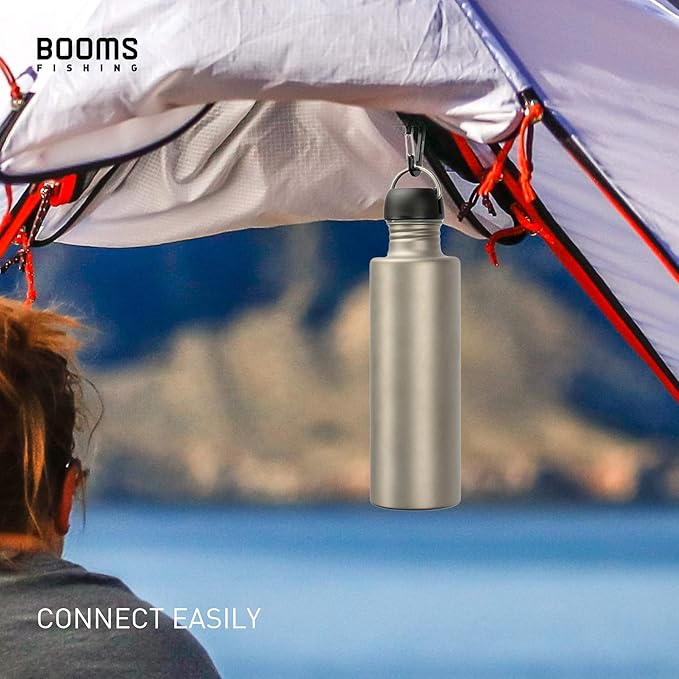 Booms Fishing CC1 Multi-Use Carabiner Clip, 6 Pack Small Caribeener Clips, Mini Keychain Caribeaner Clip 2 inch, Aluminum D Ring Carabiners, Multi-colored