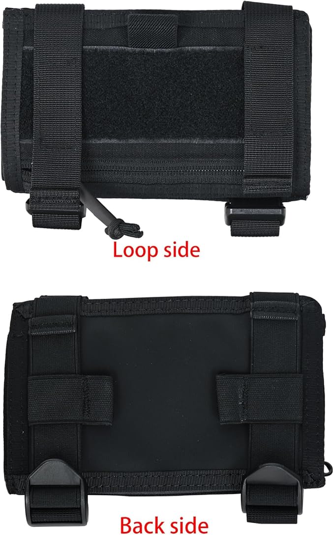 Tactical Arm Sleeve Map Pouch Case Documets Holder Wrist Case Wrist Map Holder QB Wristband Map Case Military Arm PouchTactical USA Flag Patch