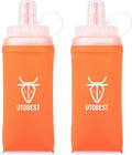 UTOBEST 2 Pack Soft Flask Running Water Bottle Collapsible Water Bottle for Trail Running Hydration Pack Hiking Cycling Climbing 350ML