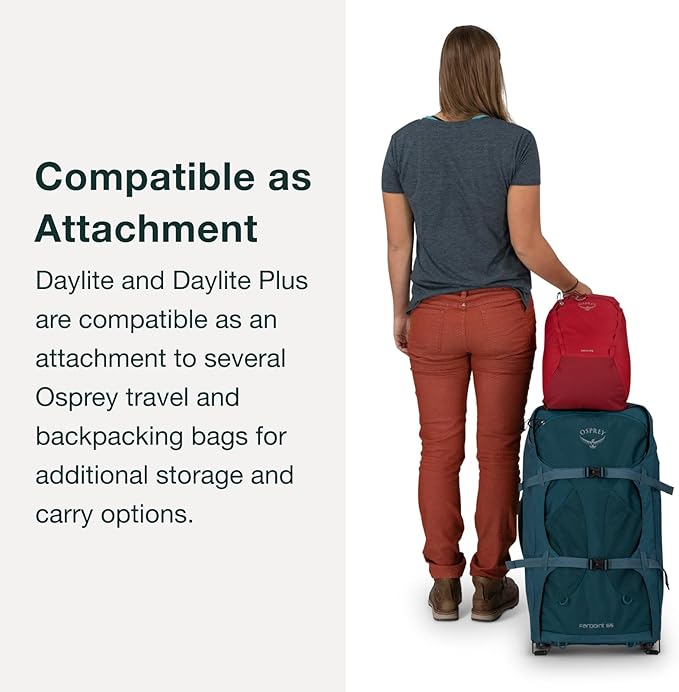 Osprey Daylite Plus Commuter Backpack - Lightweight, Everyday Pack with Laptop Sleeve and Water Bottle Pockets - Ideal for Campus, Work, and Travel with Versatile Storage, Cascade Blue/Latte Brown