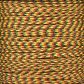 Paracord Planet 95lb Paracord – 1 Strand Type I Parachute Cord for Outdoors and DIY – Rasta (10 ft)