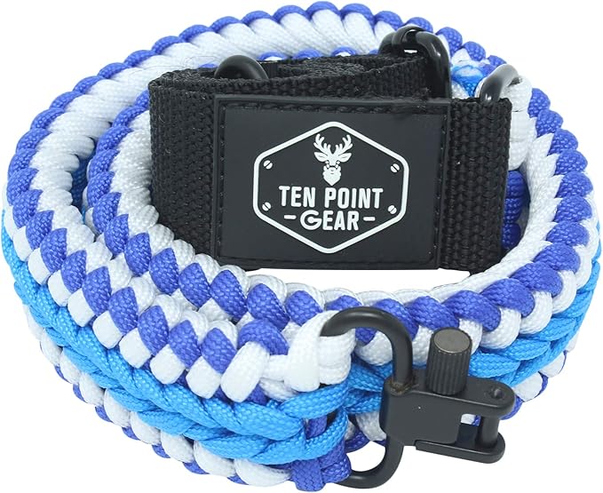 Extra Wide Gun Sling Paracord 550 Adjustable w/Swivels (Multiple Color Options)