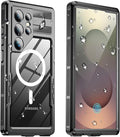 for Samsung Galaxy S25 Ultra Waterproof Case, [Fit for Magsafe] [IP68 Water Proof] [Built-in Screen Protector], Magnetic Heavy Duty Military Grade Rugged Phone Case for S 25 Ultra 6.9", Black
