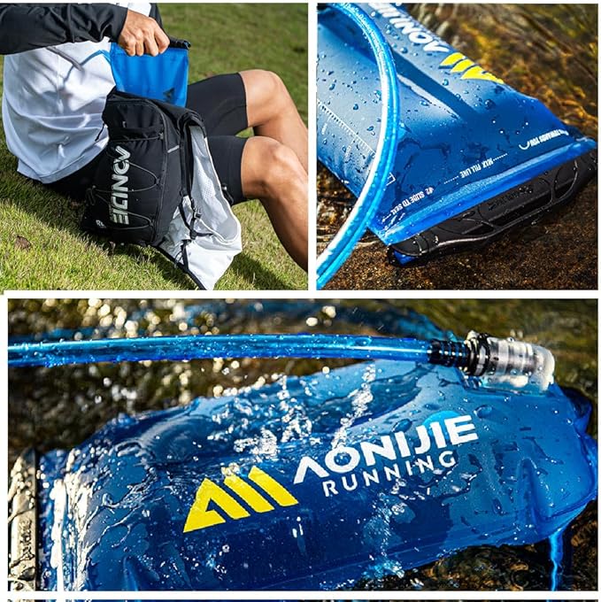 AONIJIE Leakproof Hydration Bladder Water Reservoir, 1L /1.5L/ 2L / 3L Hydration Reservoir, Big Opening, BPA Free for Outdoor Hiking Cycling Running Climbing Trave