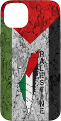 Kufiya PALESTINE Keffiyeh flag, Palestinian Map pattern Case for iPhone 14 Plus